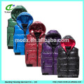 OUTDOOR PU-LEDER HOODED DOWN SPROT WAISTCOAT